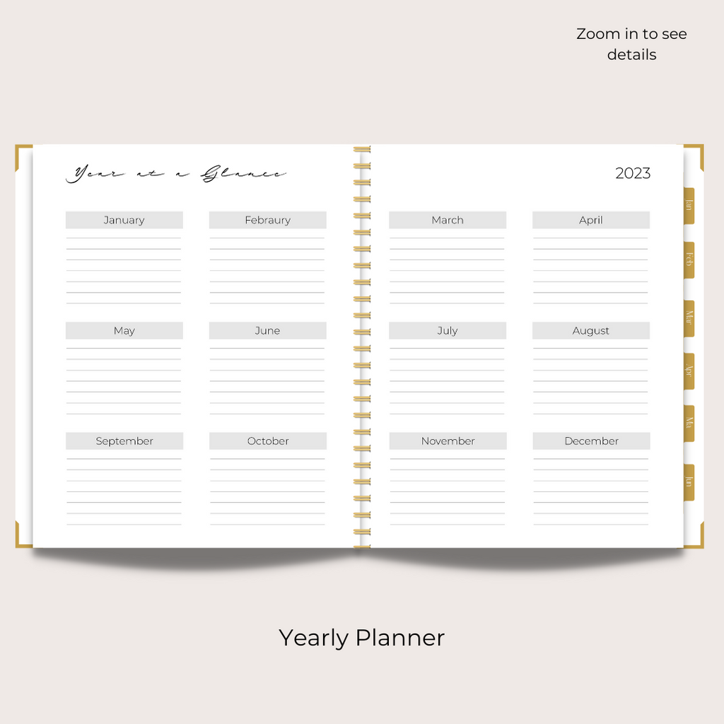 2023 Full Package Planner (6 Months - Monthly, Weekly & Daily) July - December