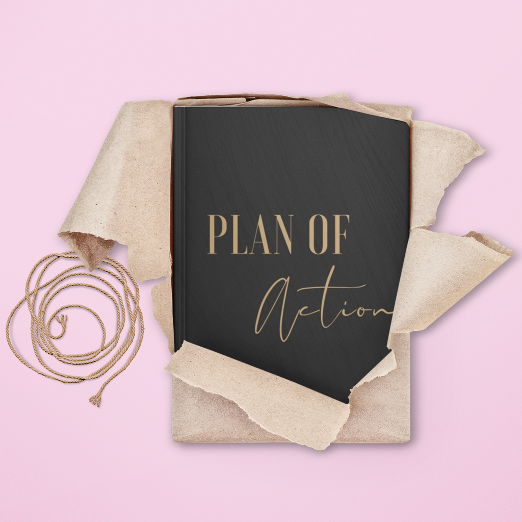 Plan of Action Hardcover Notebook